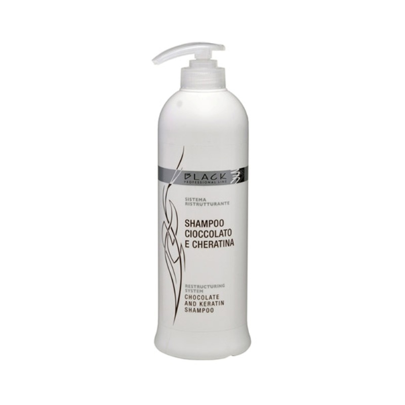 SH.BLACK CIOCCOLATO E CHERATINA 500ML شامبو شكلاته