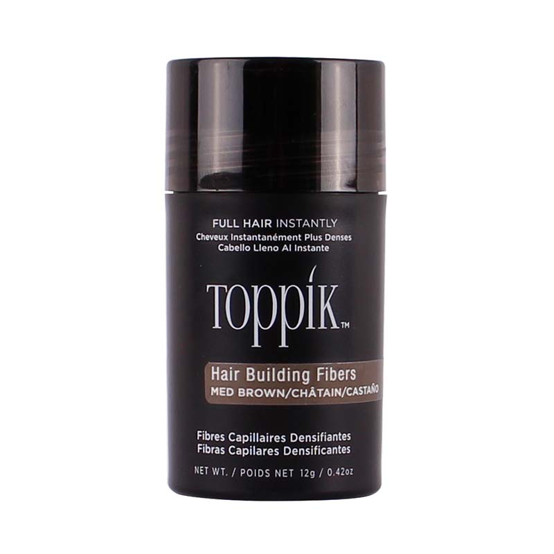TOPPIK HAIR DUILDING FIBERS 12G MEDIUM BROWN