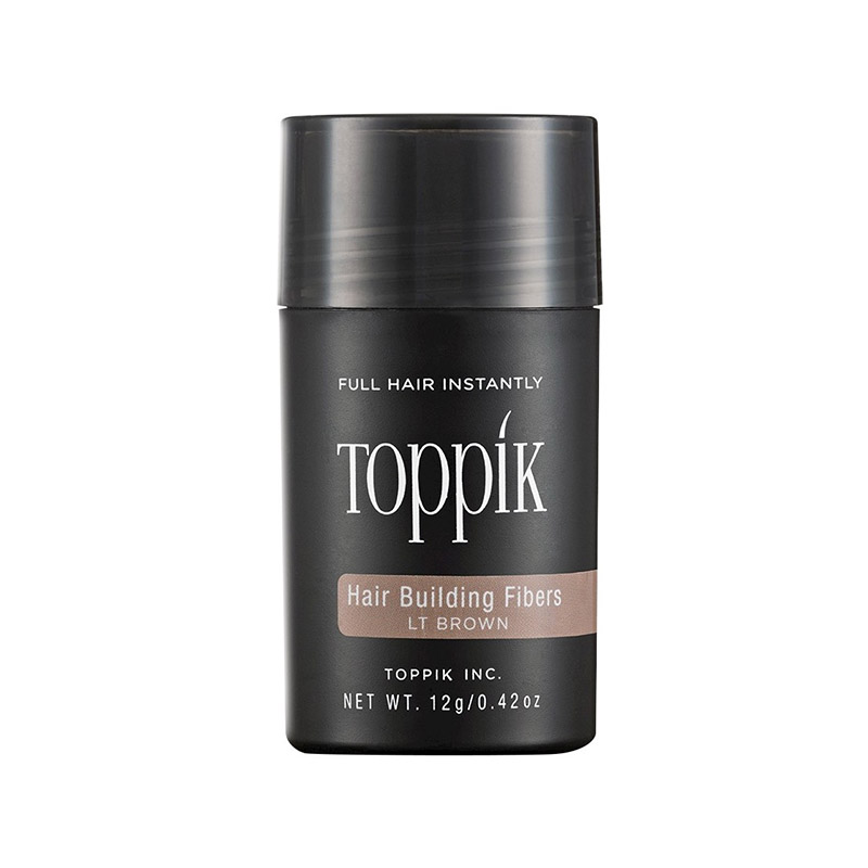 TOPPIK HAIR DUILDING FIBERS 12G LIGHT BROWN