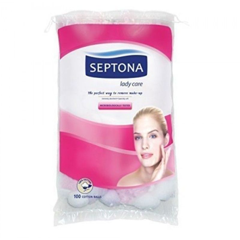 SEPTONA 100PC COLORED CPTTON BALLS