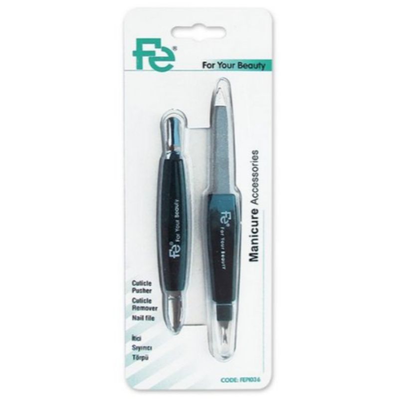Fe Manicure Accessories 2 Items طقم عناية بالاظافر 