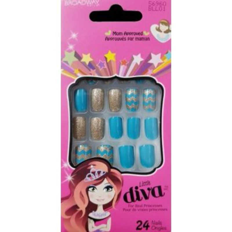 KISS LITTLE DIVA 24 NAILS ONGLES BLL01