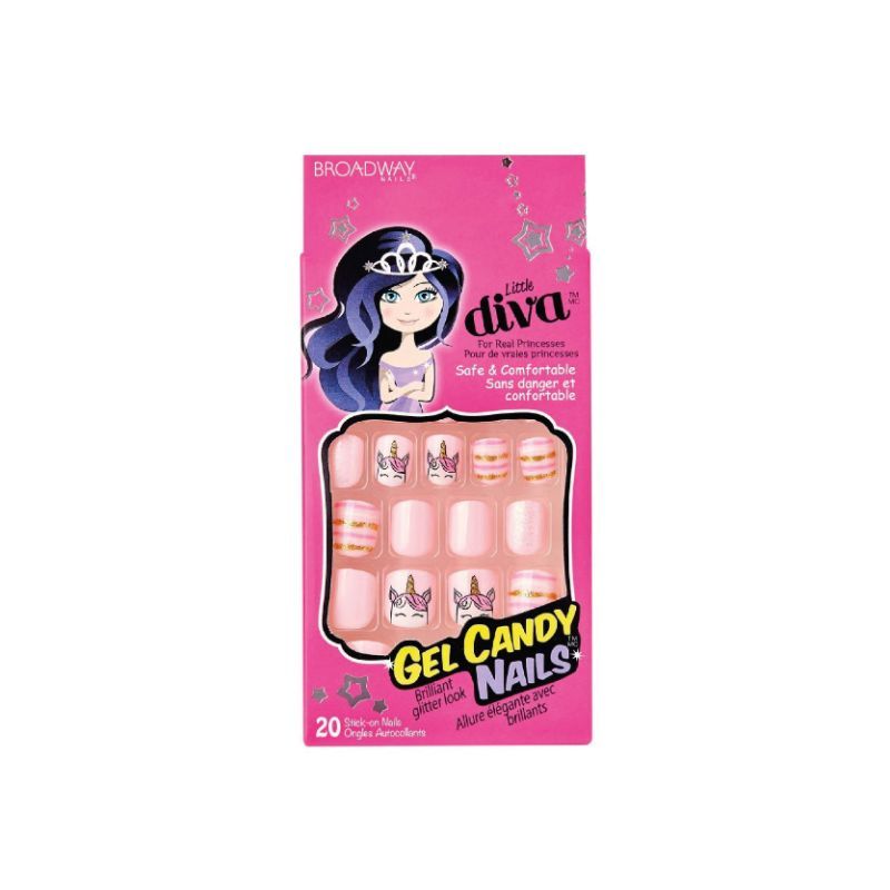 KISS LITTLE DIVA 24 NAILS ONGLES BLDG01