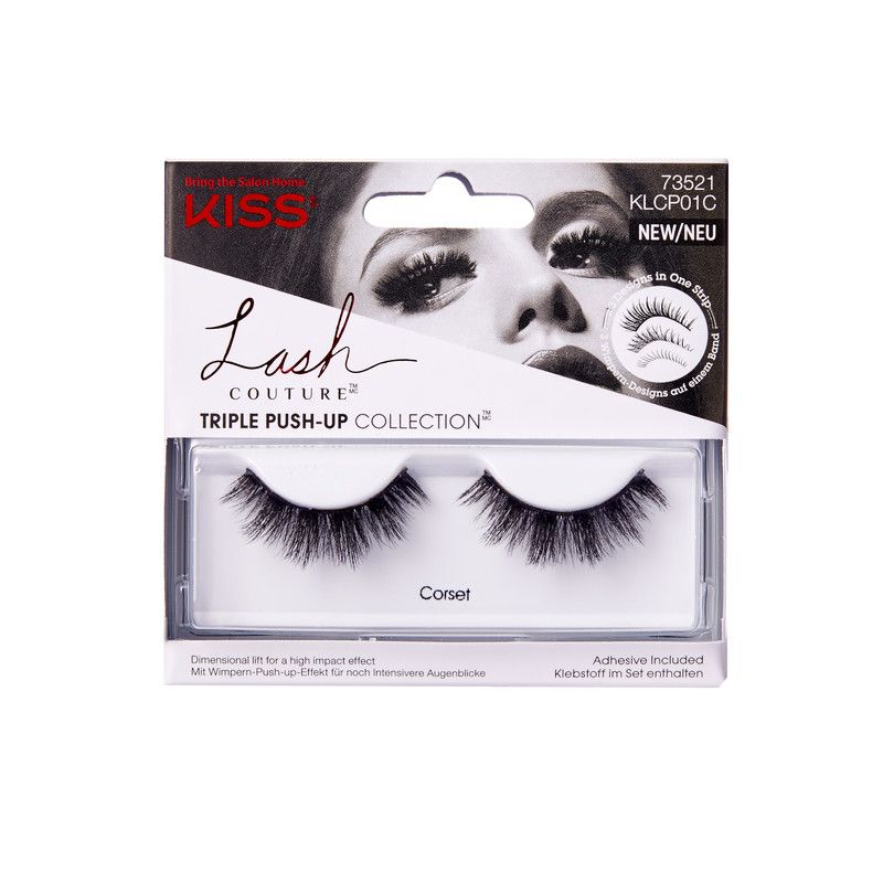 رموش  KISS-KLCP01CKS LC TRIPLE PUSH-UP - CORSET