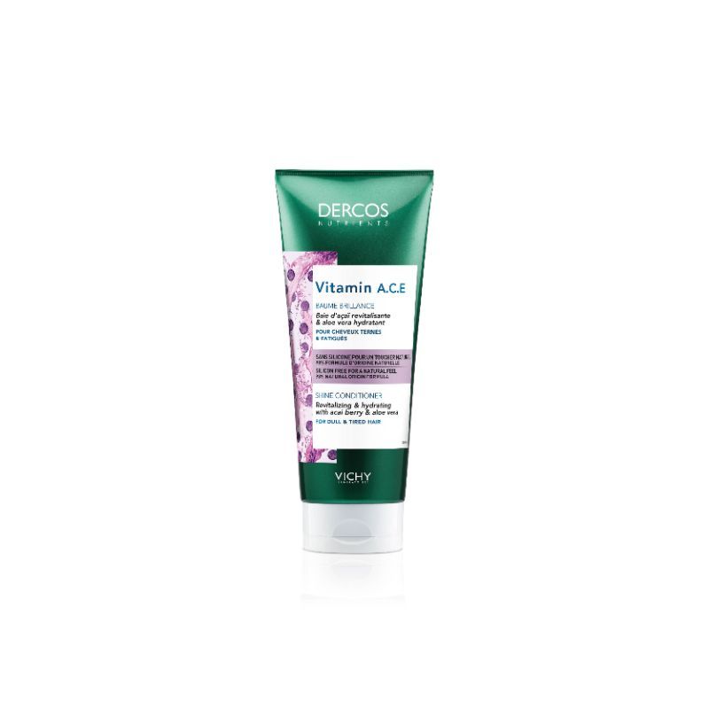 VICHY DERCOS NUTRIENTS VITAMIN A.C.E. CONDITIONER FOR DULL HAIR, 200ML
