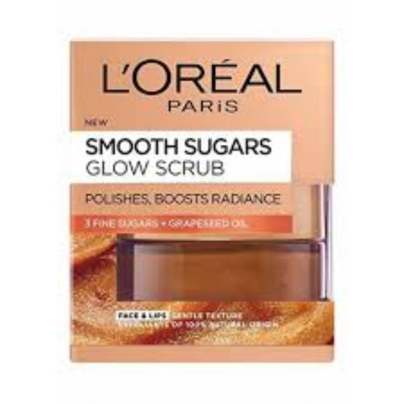 LOREAL SMOOTH SUGAR SCRUB J50 EN/AR GLOW