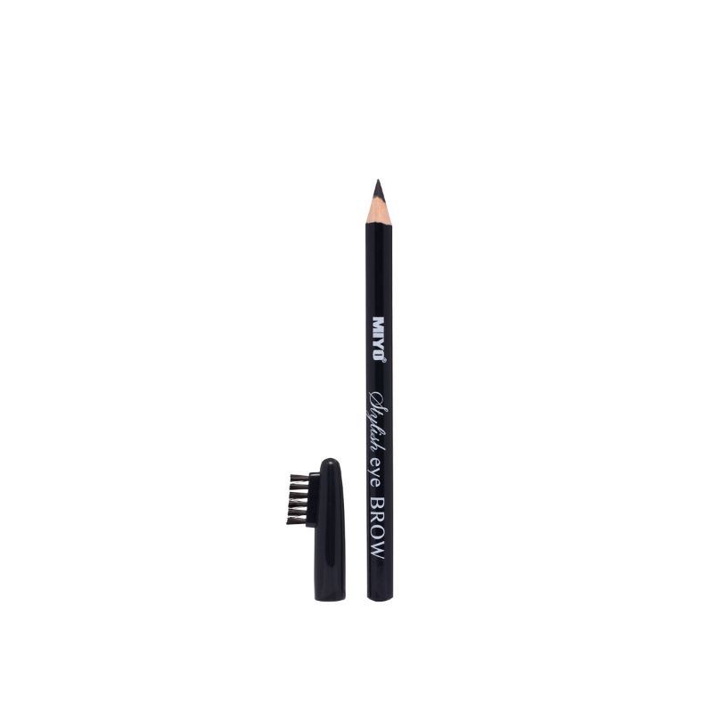 MIYO EYE BROW STYLISH WITH BRUSHES_01 BLACK