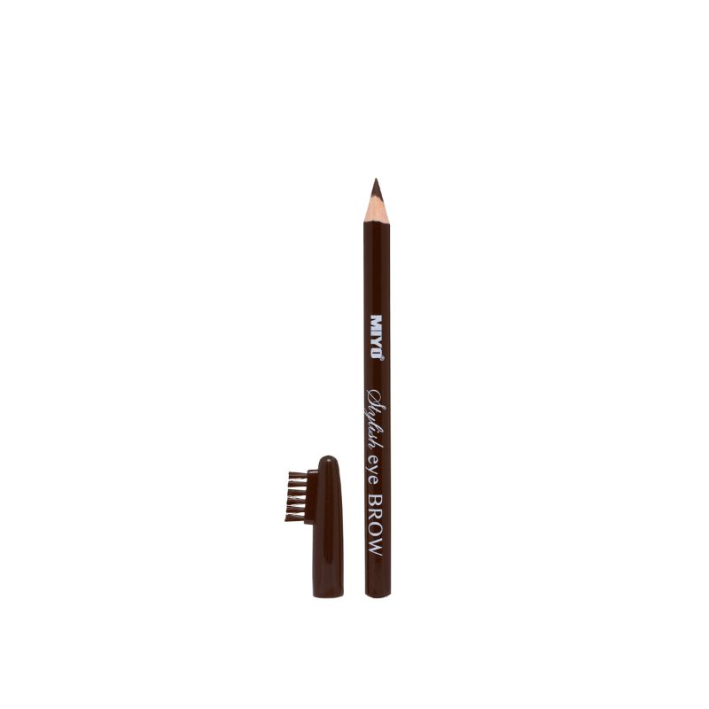 MIYO EYE BROW STYLISH WITH BRUSHES_02 BROWN