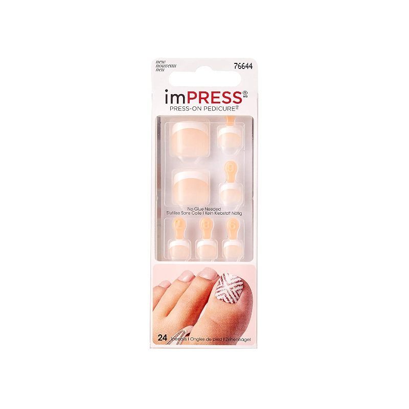KISS BIPT012C- IMPRESS TOENAILS - HIGH TIDE