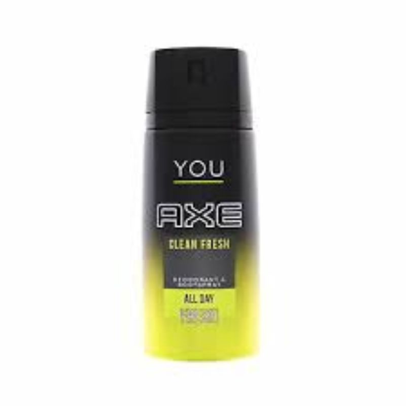 AXE BODY SPRAY DEODORANT YOU CLEAN FRESH 150 ML