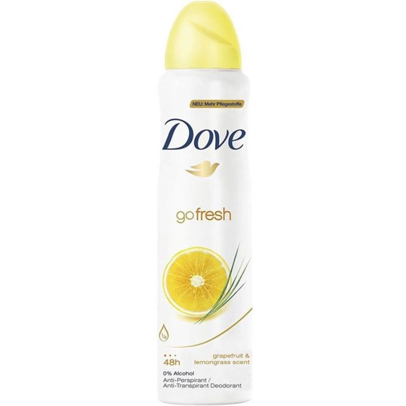 DOVE GO FRESH ANTI-PERSPIRANT GRAPEFRUIT AND LEMONGRASS