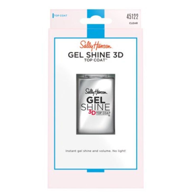 SALLY HANSEN TREATMENT GEL SHINE 3D TOP COAT NAIL POLISH,