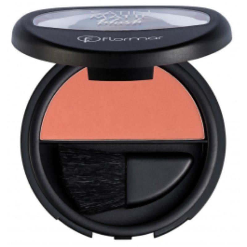 FLORMAR SATIN MATTE BLUSH ON 005 PEACH BROWN