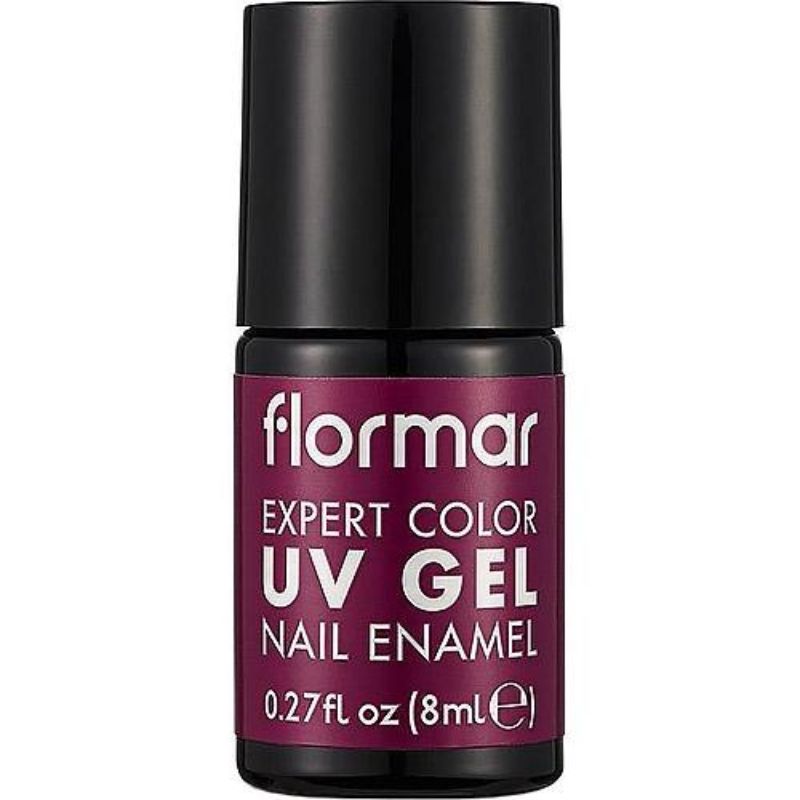 FLORMAR EXPERT CLR UV GEL NAIL ENAMEL HOT MAHOGANY 16