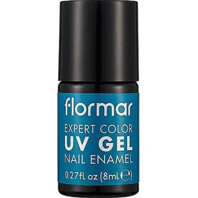 FLORMAR EXPERT CLR UV GEL NAIL ENAMEL BONDI BLUE 21