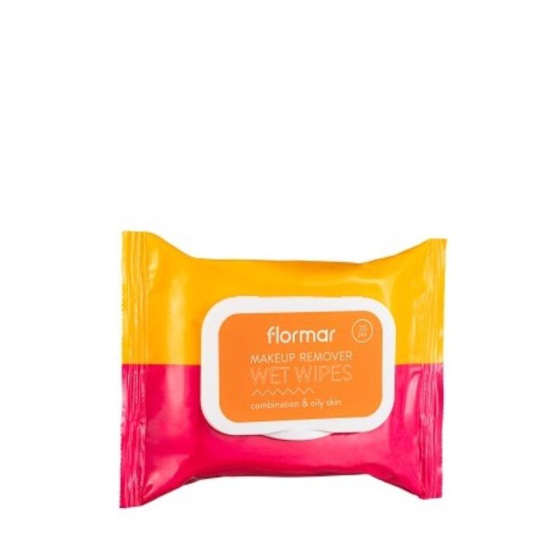 FLORMAR CLEAN CARE WET WIPES COMBINANTION&OILY SKIN