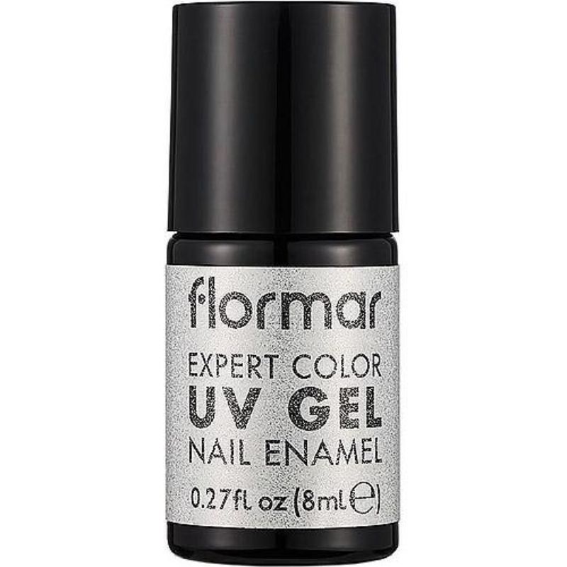 FLORMAR EXPERT COLOR UV GEL NAIL ENAMEL  /SILVER GLAMOUR/
