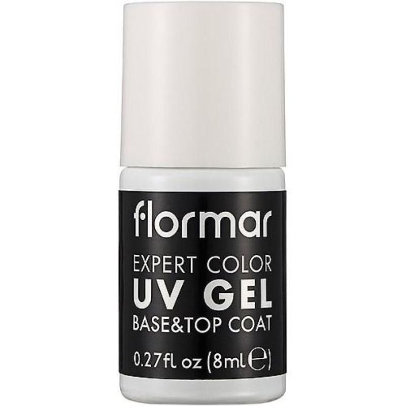FLORMAR EXPERT COLOR UV GEL NAIL ENAMEL  /BASE & TOP COAT/