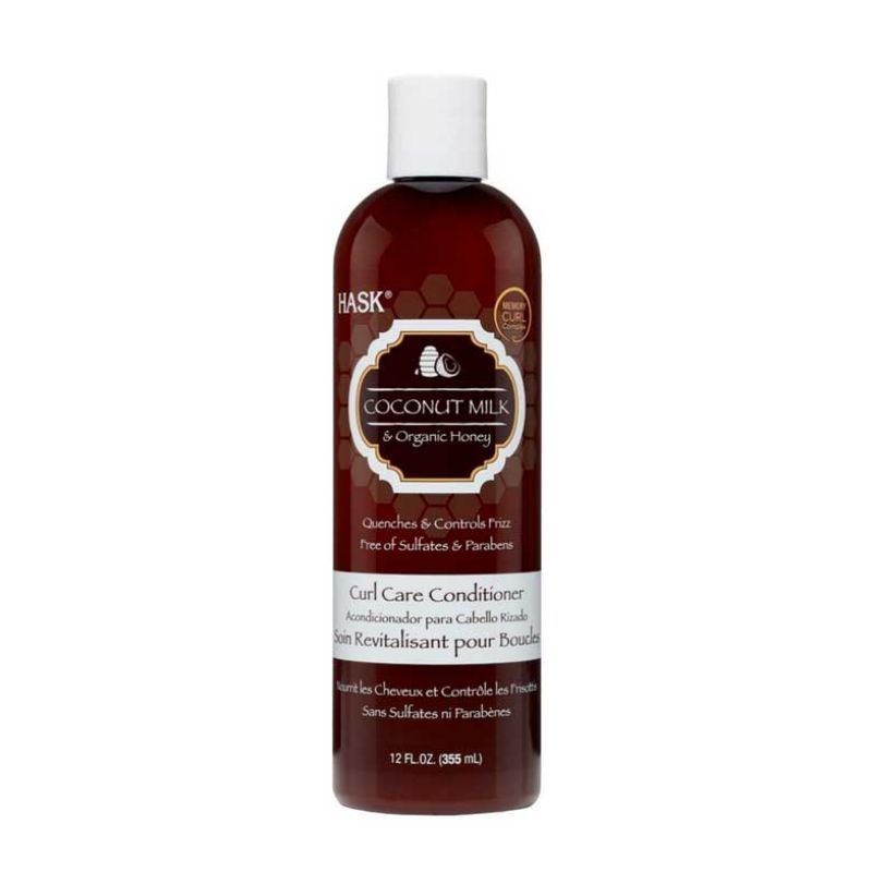 HASK COCONUT MILK&ORGANIC HONET CURL CARE CON 355ML