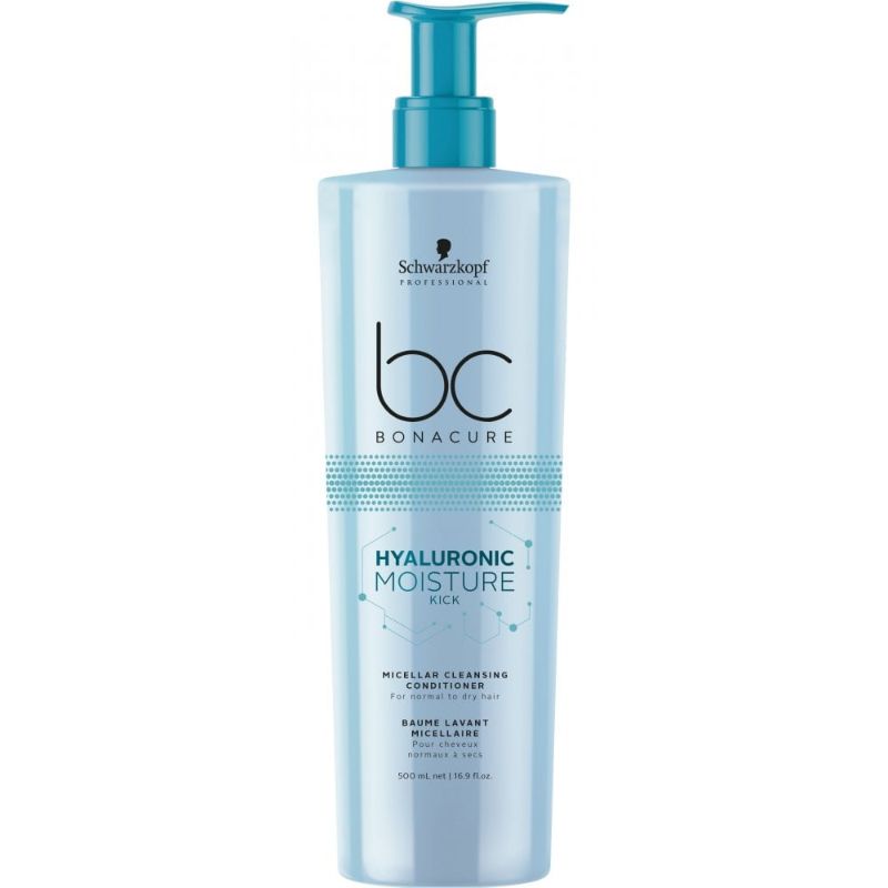 SCHWARZKOPF BONACURE HYALURONIC MOISTURE KICK MICELLAR CLEANSING CONDITIONER 500
