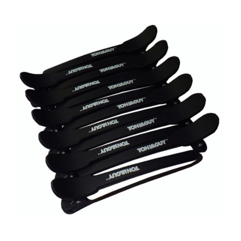 TONI&GUY HAIR CLIPS BLASTIC BLACK
