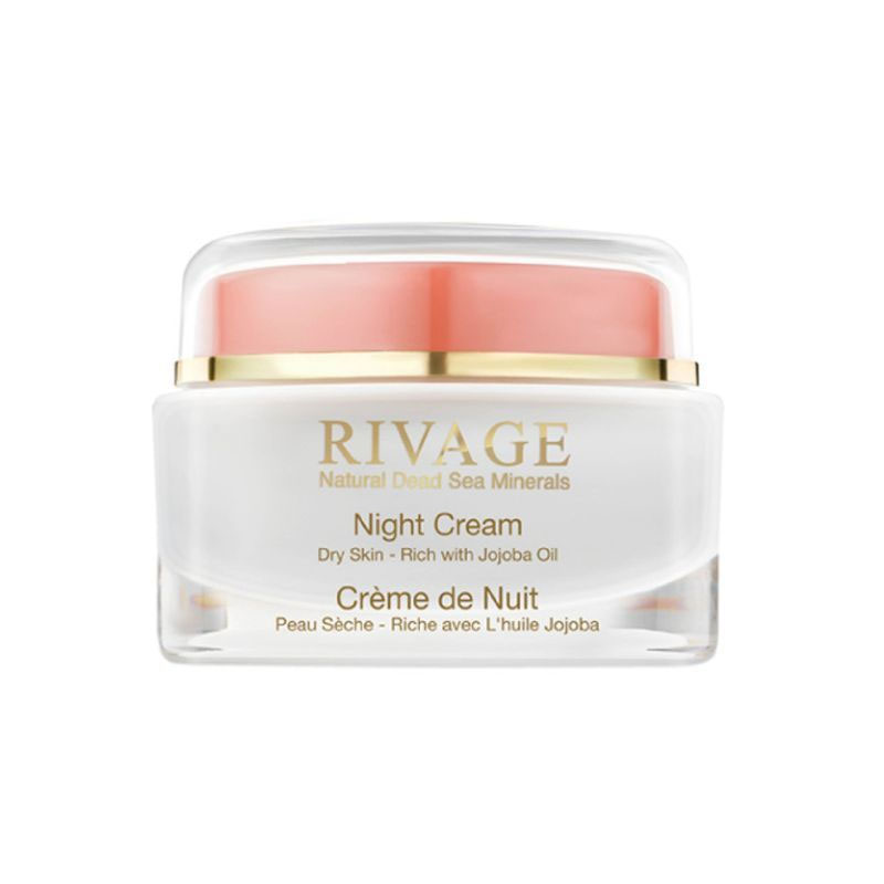 RIVAGE NIGHT CREAM WITH JOJOBA JAR 50 ML