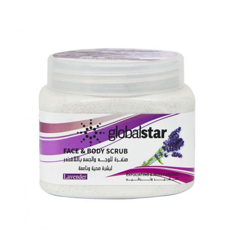 GLOBALSTAR FACE&BODY SCRUB LAVENDER 500ML
