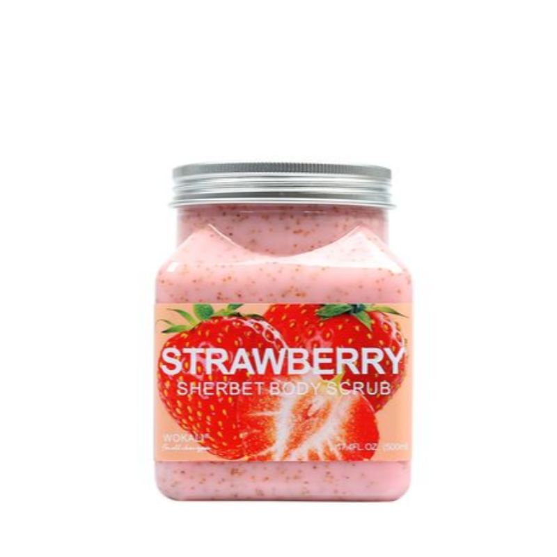 WOKALI STRAWBERRY BODY SCRUB 500ML