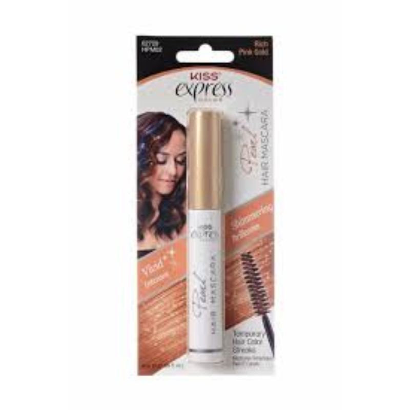 KISS HAIR PEARL MASCARA - RICH PINK GOLD