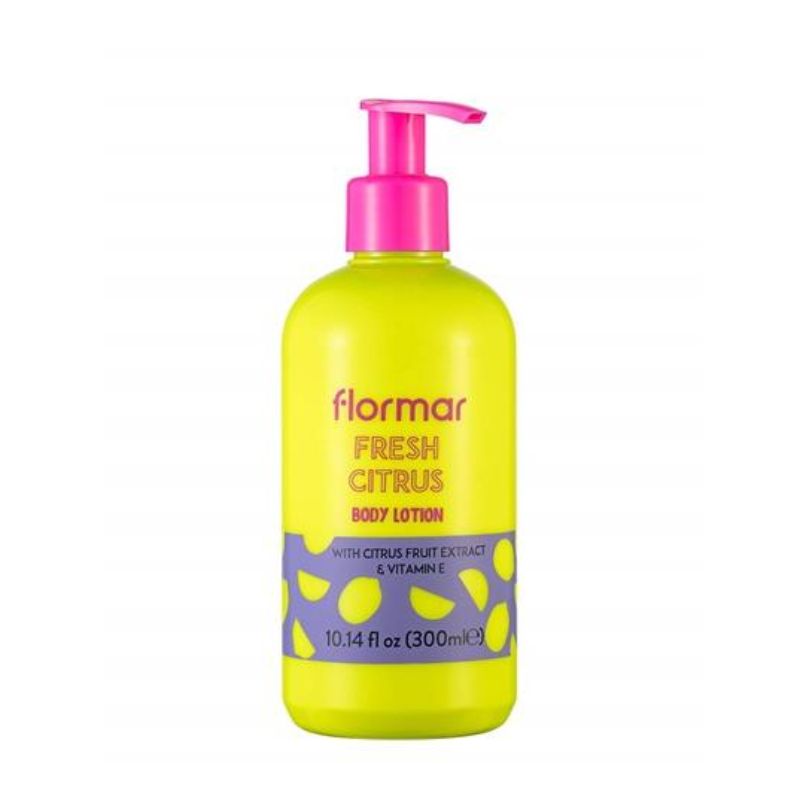FLORMAR LOTION PUMP 300ML FRISH CITRUS