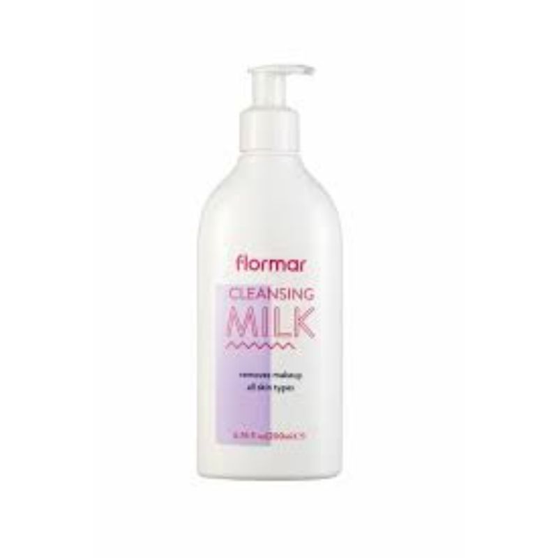 FLORMAR CLEANSING MILK REMOVES MAKEUP ALL SKIN TYPES 200ML