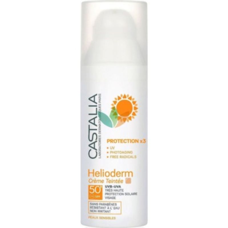 CASTALIA HELIODERM 50+ CREAME+TINTED
