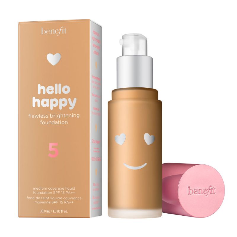 BENEFIT HELLO HAPPY FLAWLESS BRIGHTENING SHADE 05 FM FND LQD