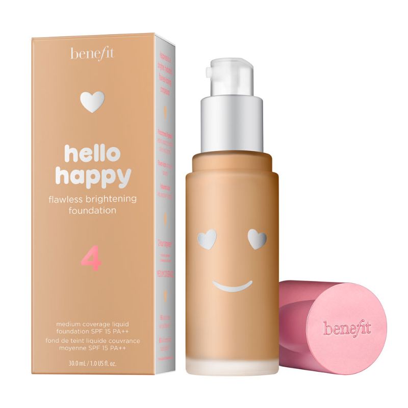 BENEFIT HELLO HAPPY FLAWLESS BRIGHTENING SHADE 04 FM FND LQD