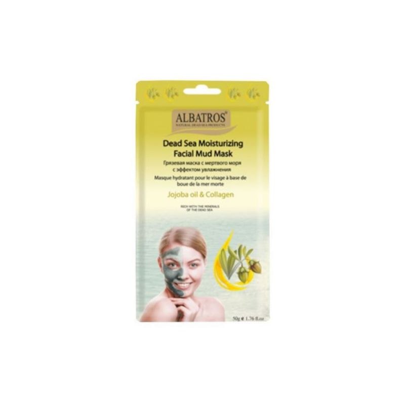 Al Batros Moisturizing Facial Mud Mask "Jojoba Oil & Collagen