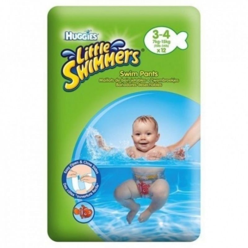 Huggies Swim Pants (3-4y) 12 Pcs -Little Swimmers