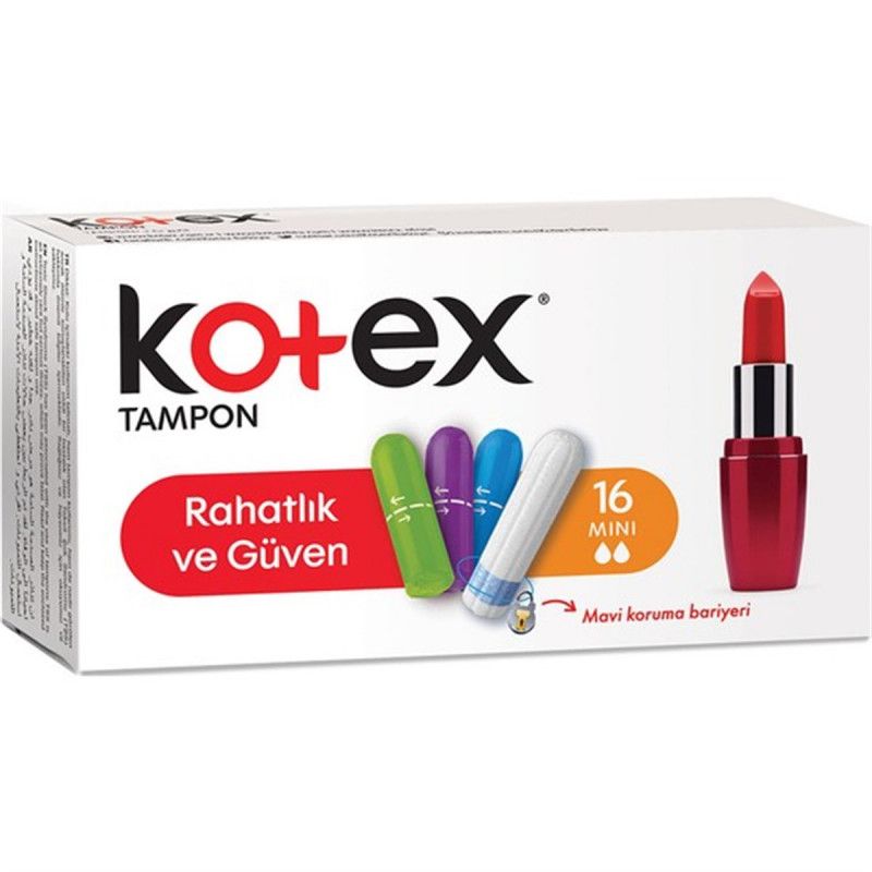 KOTEX TAMPONS MINI 16X12
