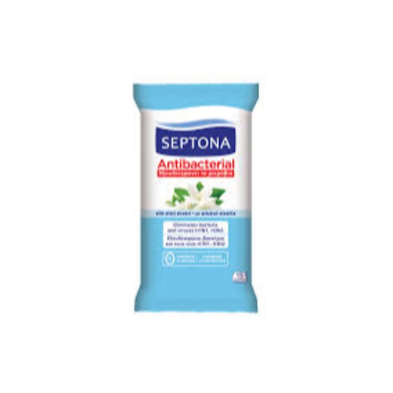 SEPTONA ANTIBACTRAIAL WIPES JASMINE 15PCS
