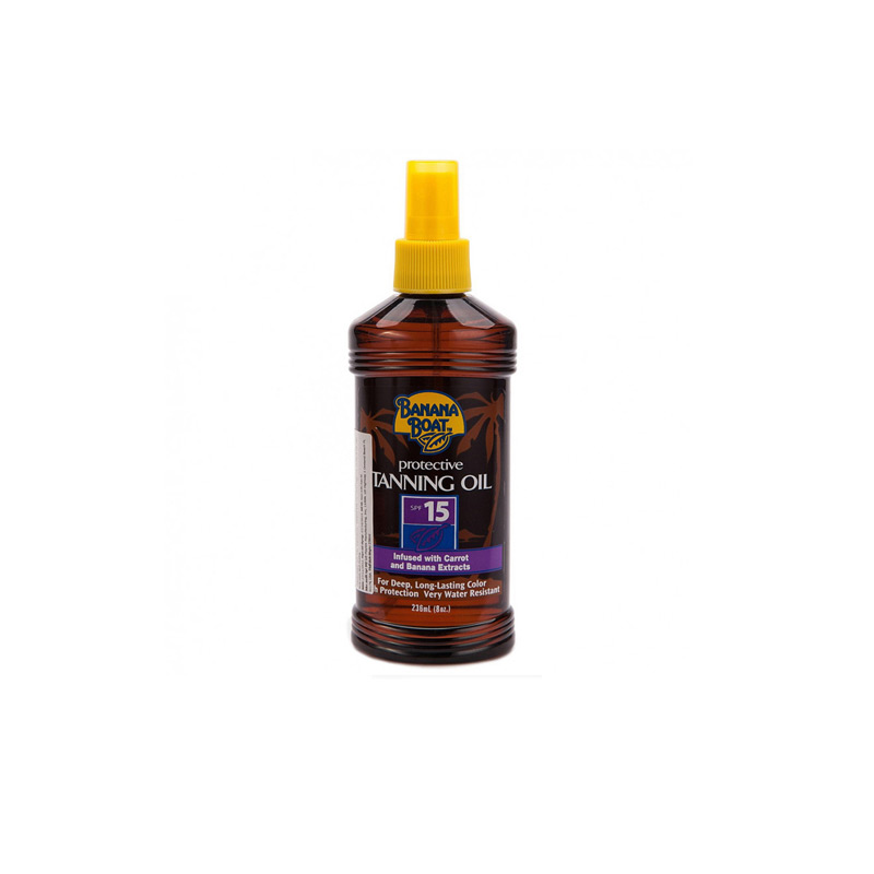 BANANA BOAT PROTECTIVE SPF15 TANNING OIL 236ML