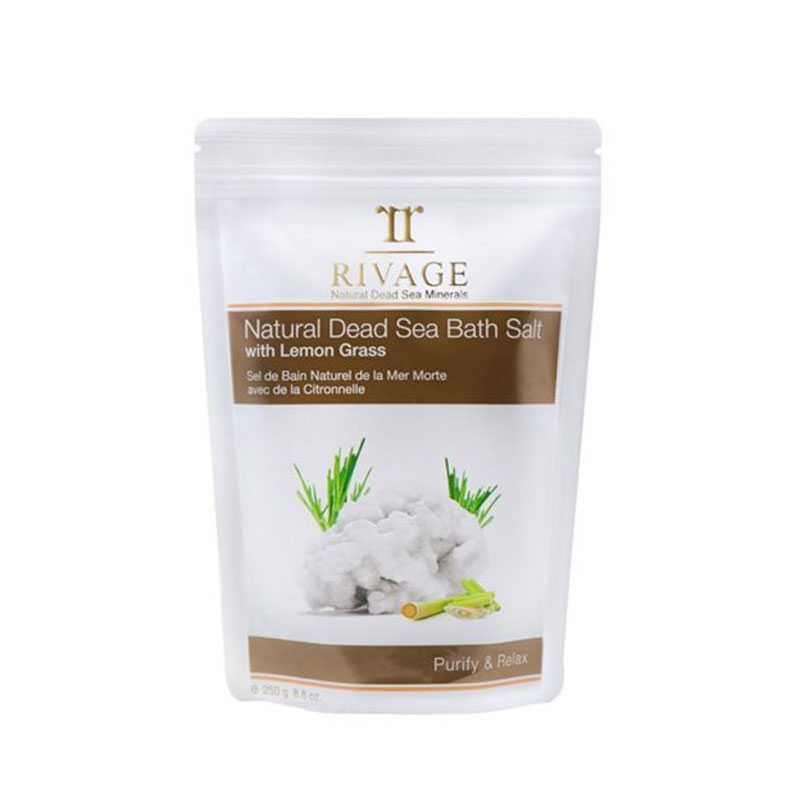 RIVAGE NATURAL DEAD SEA BATH SALTS WITH LEMON GRASS 250 G