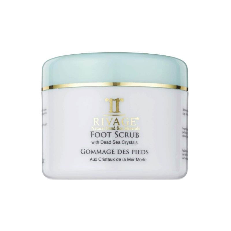 RIVAGE FOOT SCRUB WITH DEAD SEA CRYSTALS JAR 250 ML