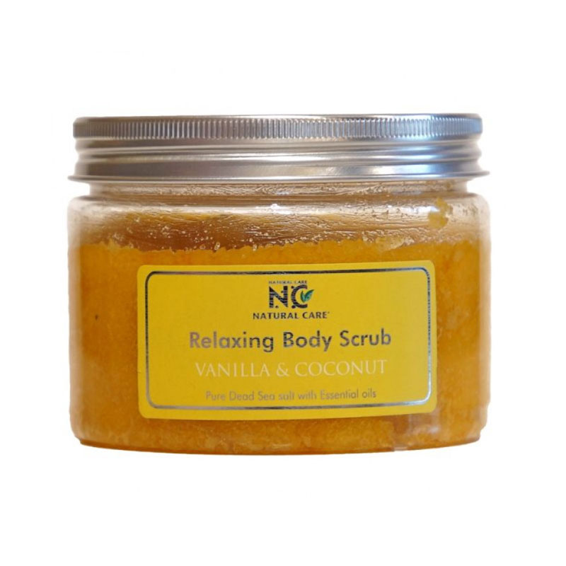 NATURAL CARE RELAXING BODY SCRUB WITH VANILLA COCONUT OIL 300GR