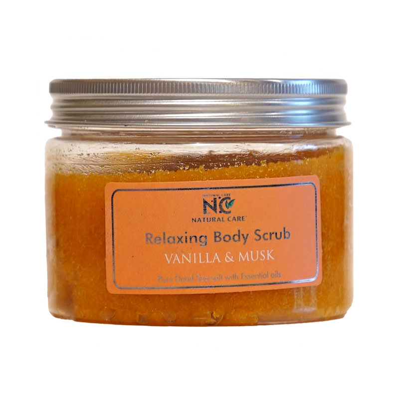 NATURAL CARE RELAXING BODY SCRUB WITH VANILLA MUSK OIL 300GR