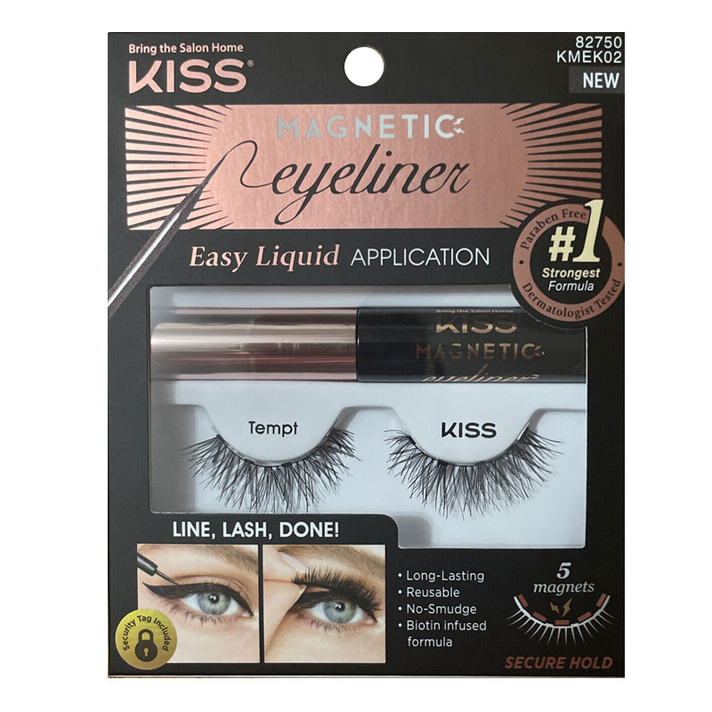 KMEK01C - KISS MAGNETIC EYELINER/EYELASH
