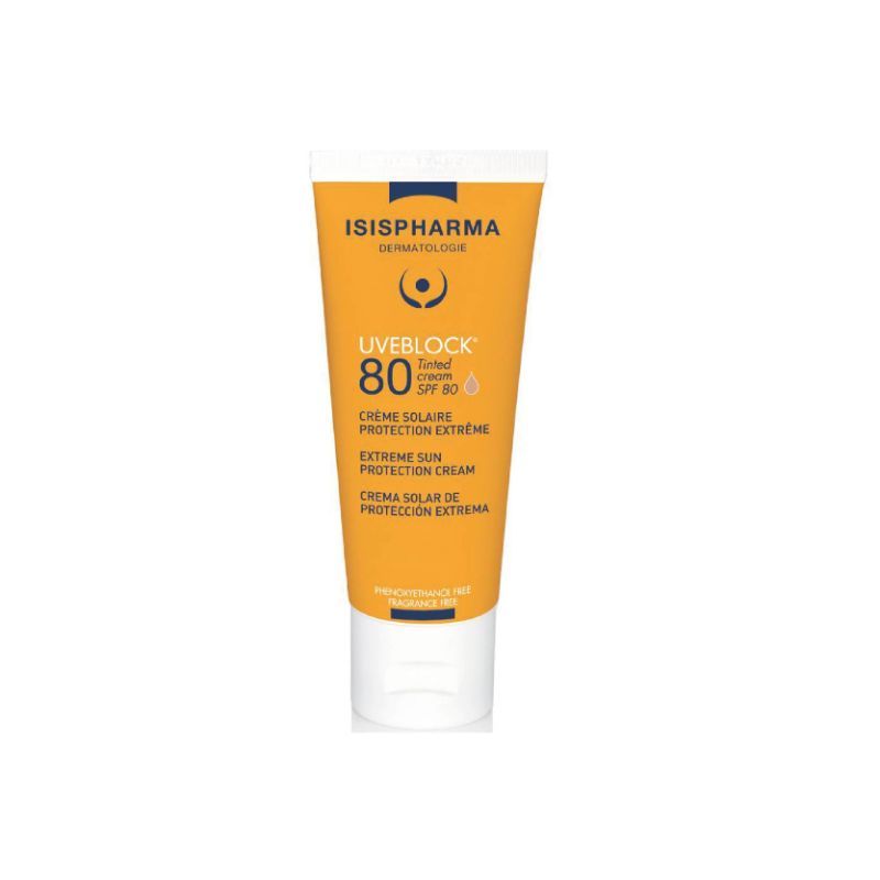 ISISPHARMA UVEBLOCK SPF 80 TEINTE 40ML