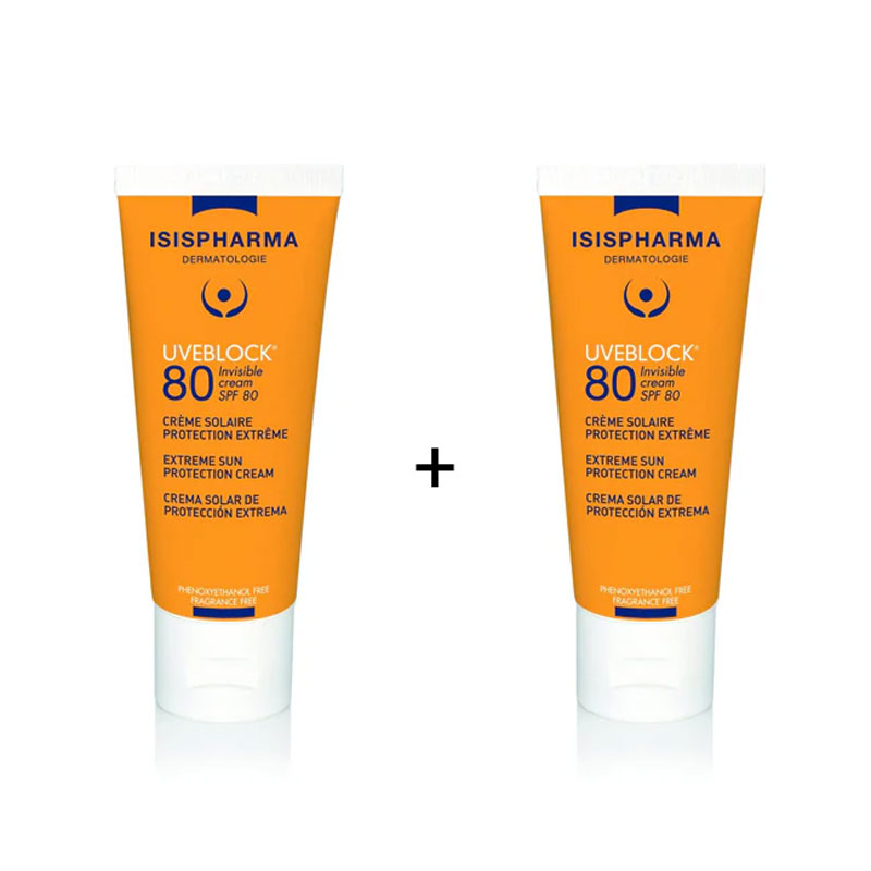 ISISPHARMA UVUVEBLOCK CREAM SPF80 OFFER