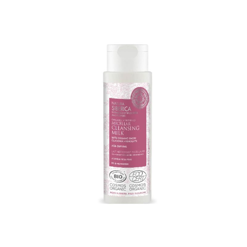 NATURA SIBERICA ORGANIC CERTIFIED MICELLAR AGE-DEFYING CLEANSING MILK 150 ML