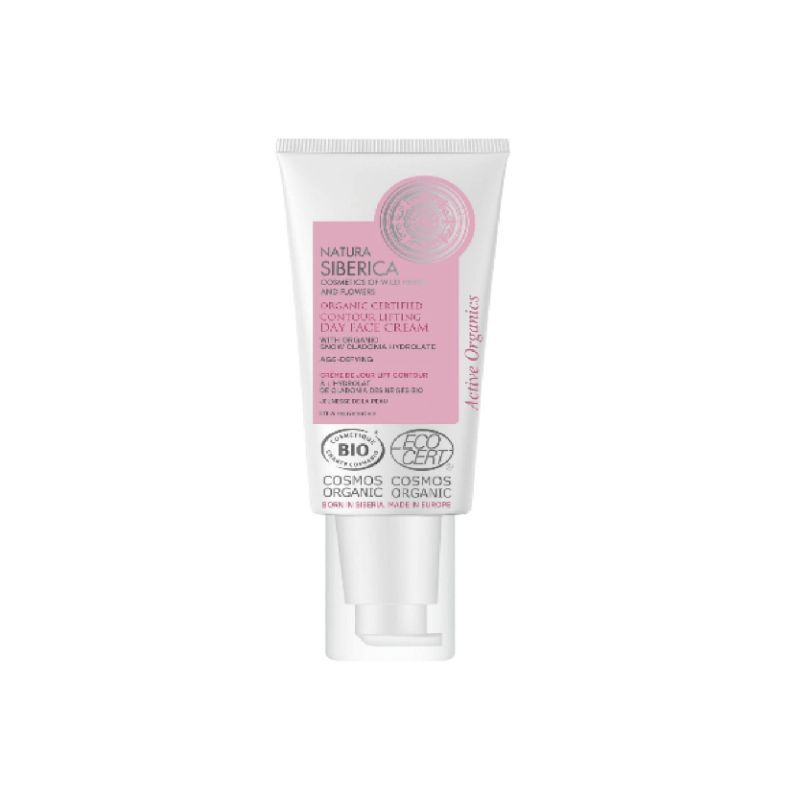 NATURA SIBERICA NS ORGANIC CERTIFIED AGE-DEFYING CONTOUR LIFTING DAY FACE CREAM, 50 ML