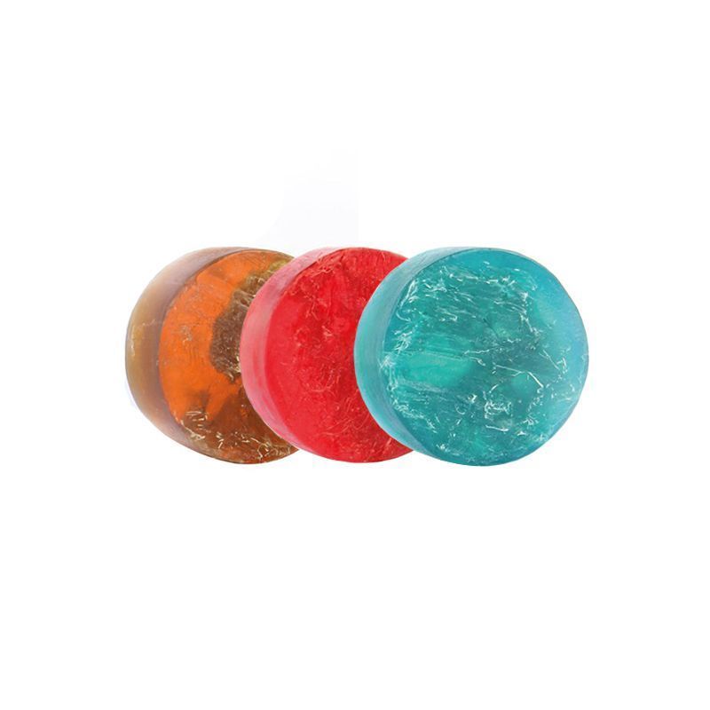 IRIS GLYCERIN SOAP WITH NATURAL LUFFA 200 G ( LG , FR , GA , OR , RO )
