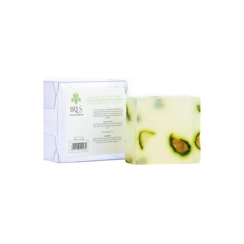 IRIS GLYCERIN SOAP WITH BOTANICAL ADDITIVES 105 G
